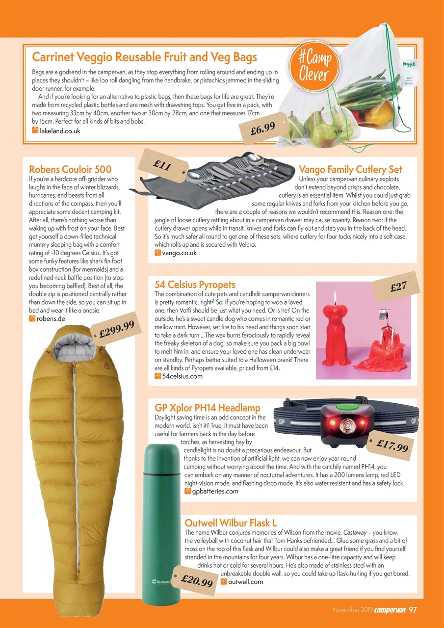 Campervan Preview Pages