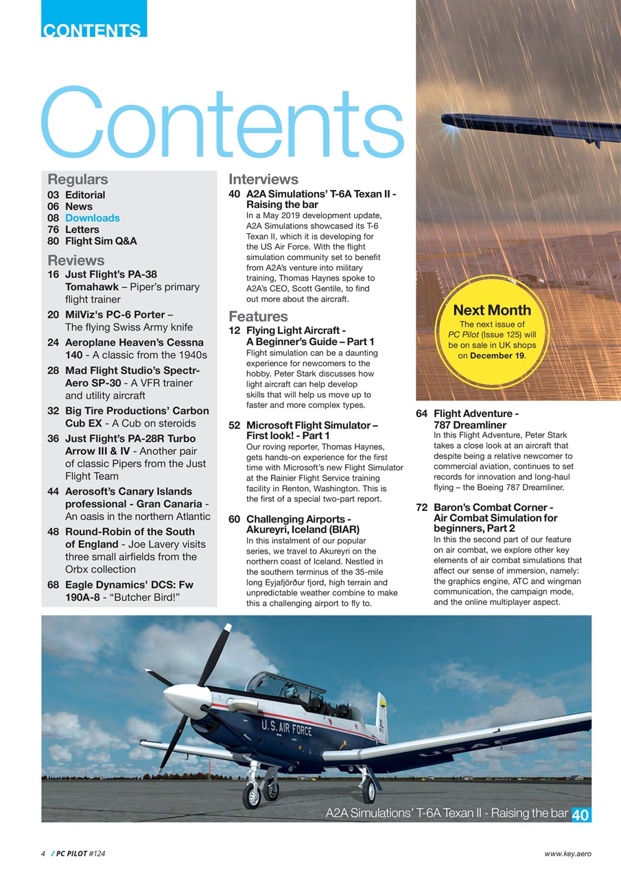 PC Pilot Preview Pages