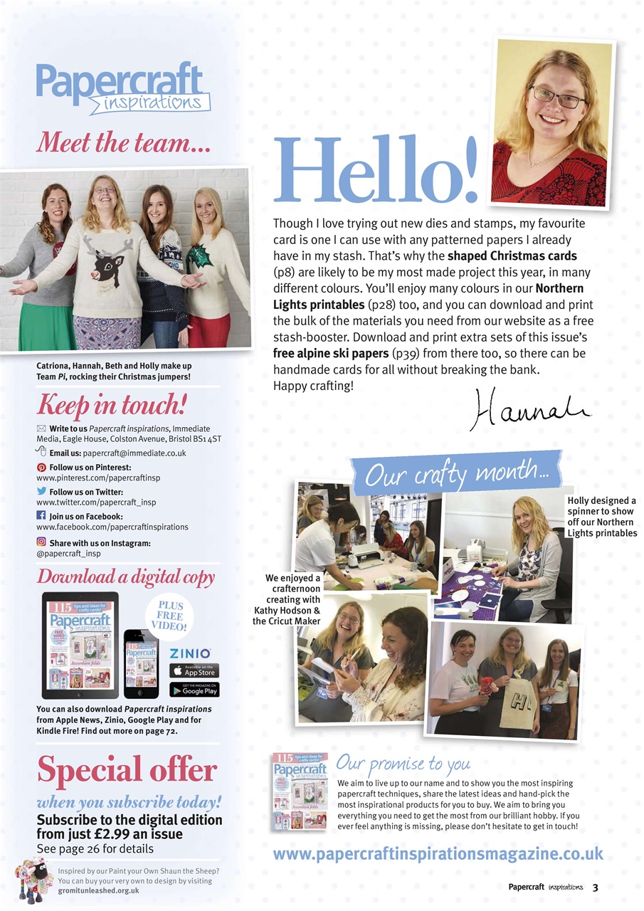 Papercraft Inspirations Preview Pages