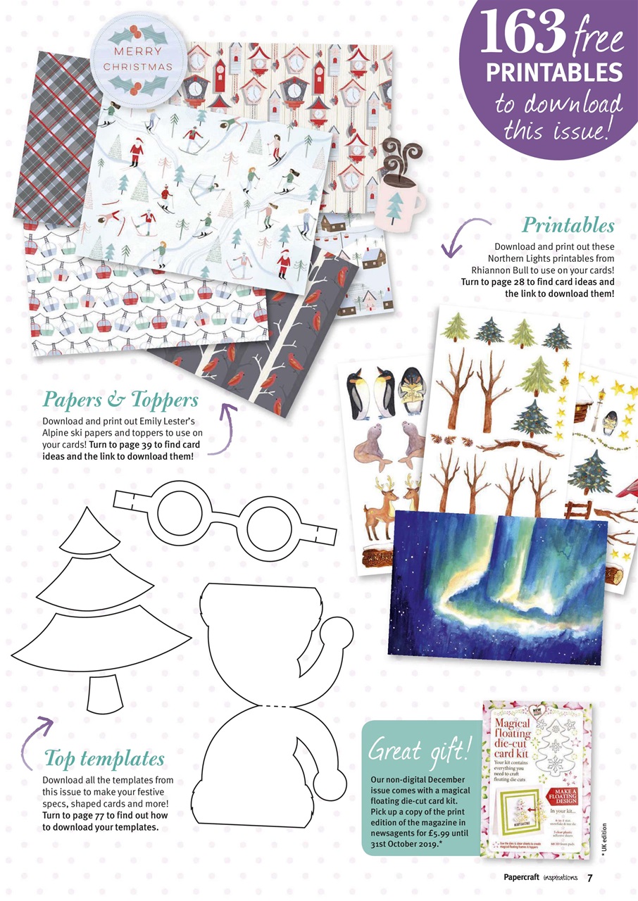 Papercraft Inspirations Preview Pages