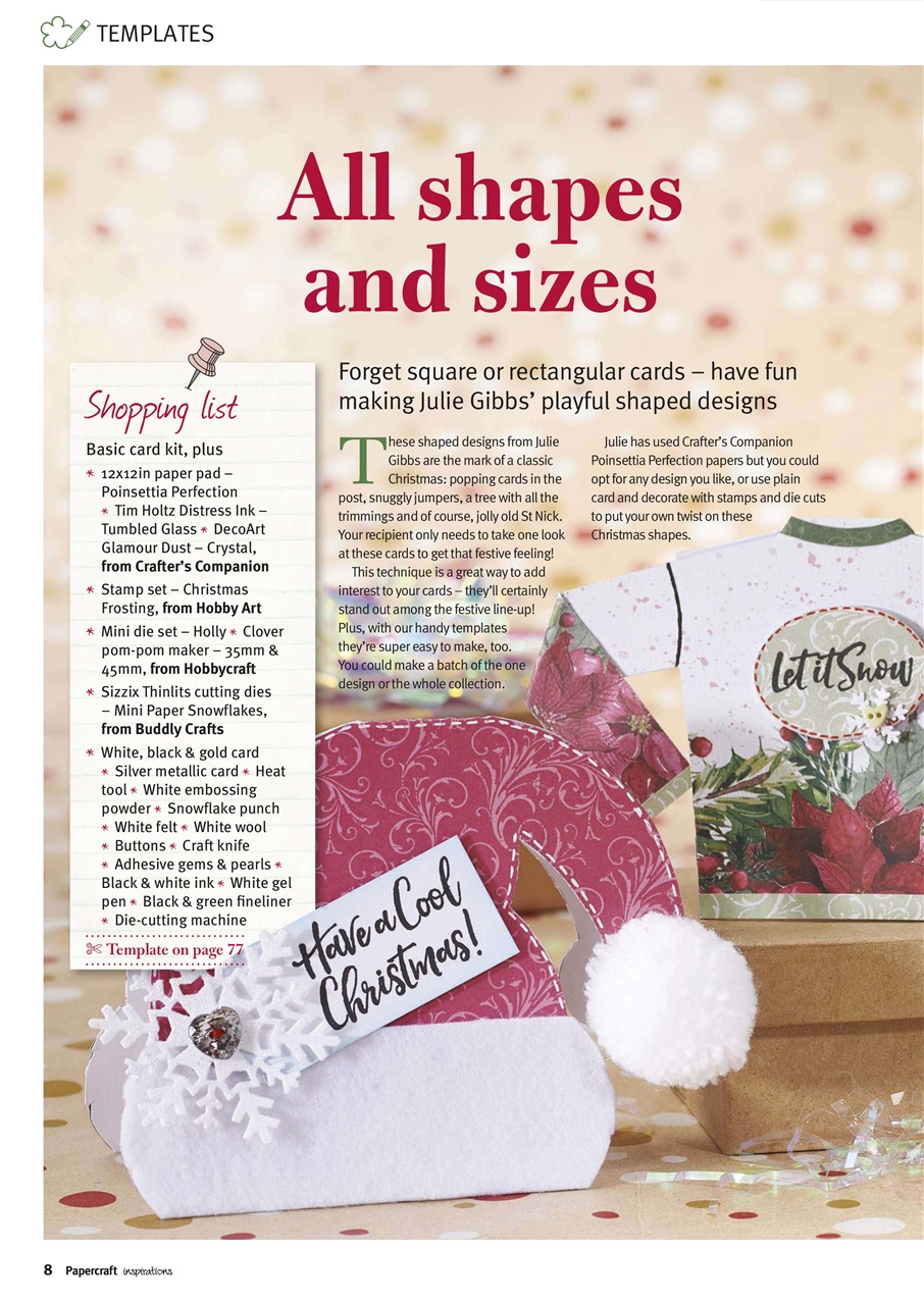 Papercraft Inspirations Preview Pages