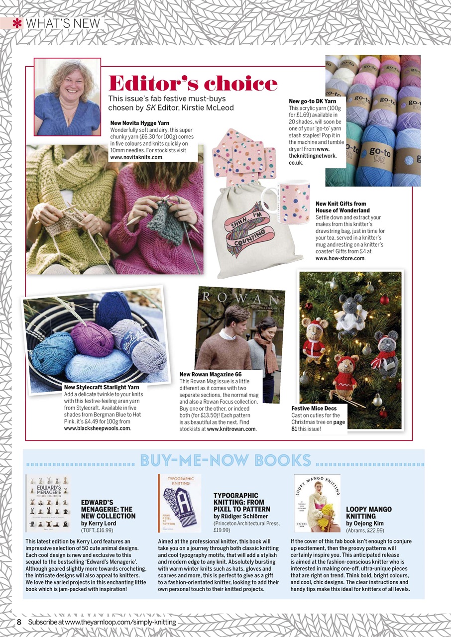 Simply Knitting Preview Pages