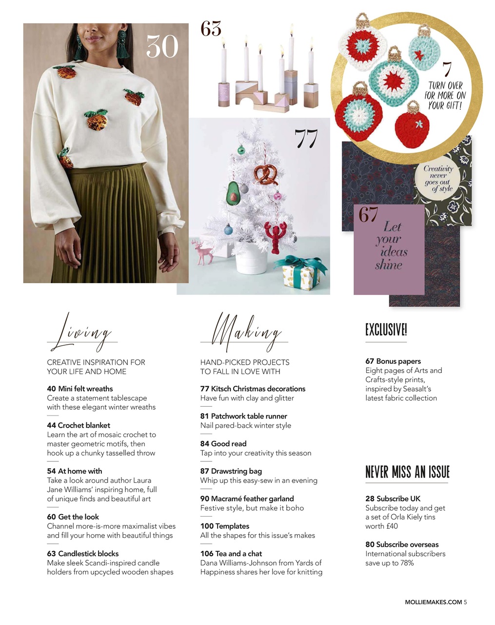 Mollie magazine Preview Pages