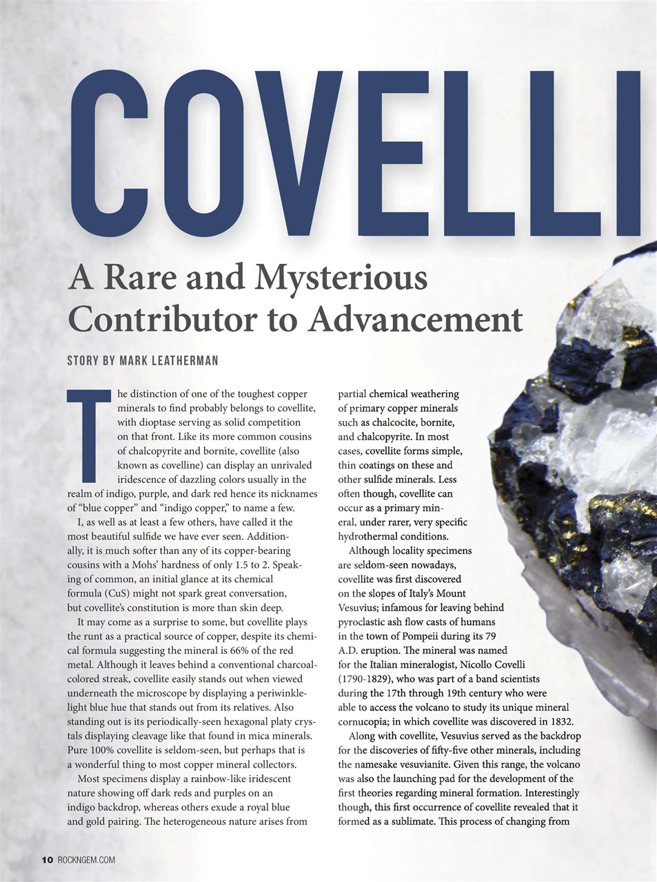 Rock&Gem Magazine Preview Pages