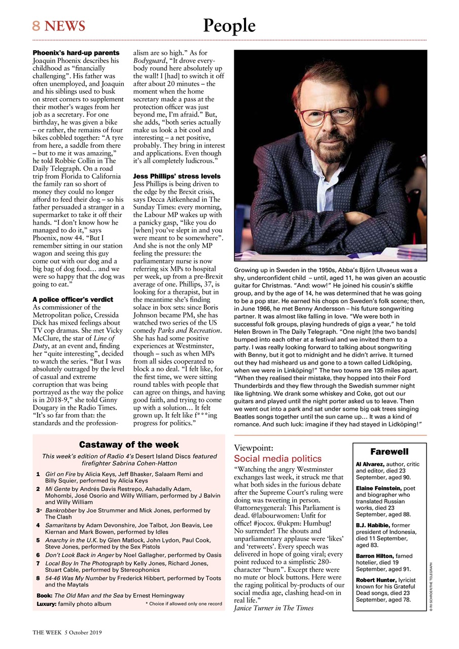 The Week Preview Pages