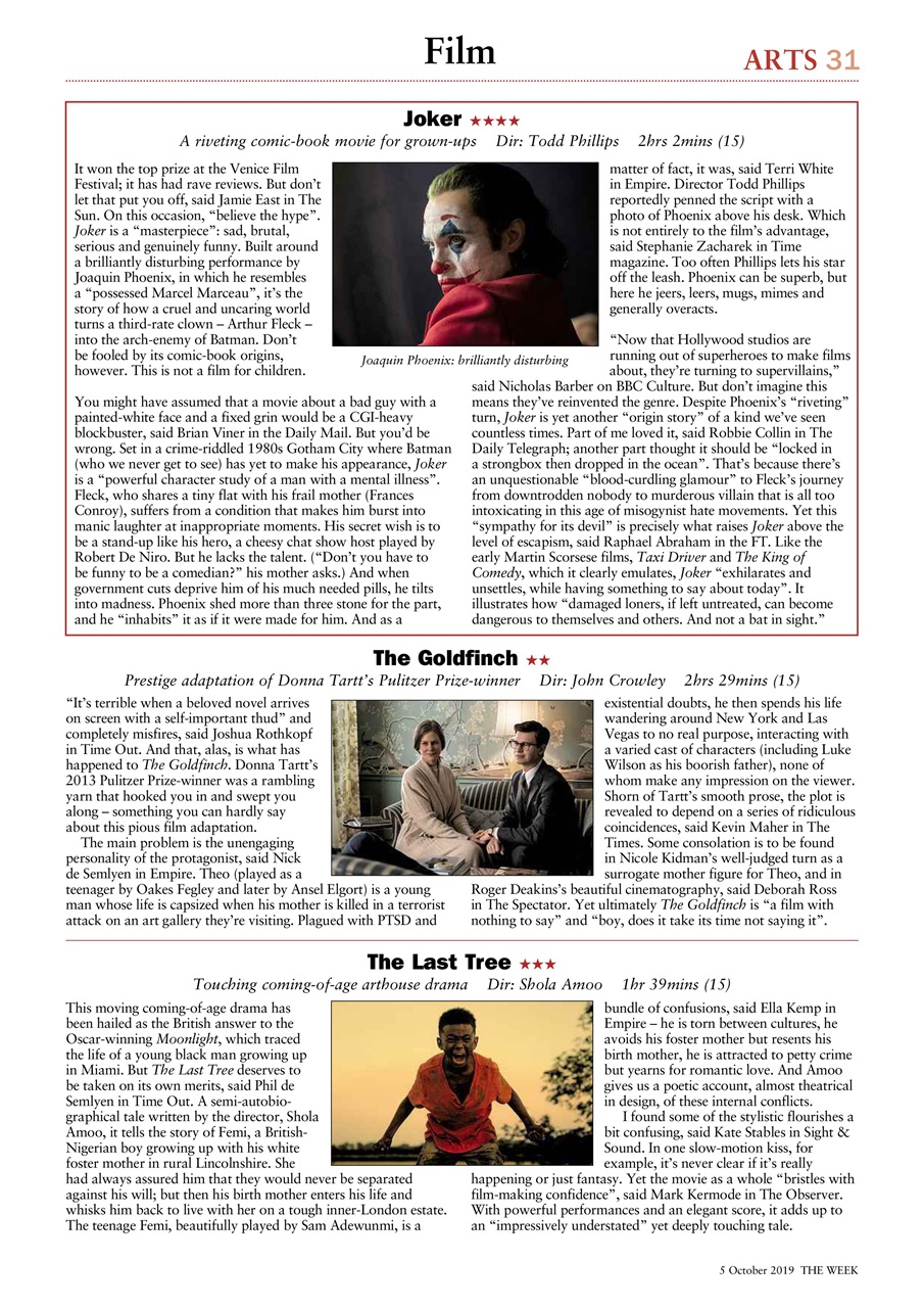 The Week Preview Pages