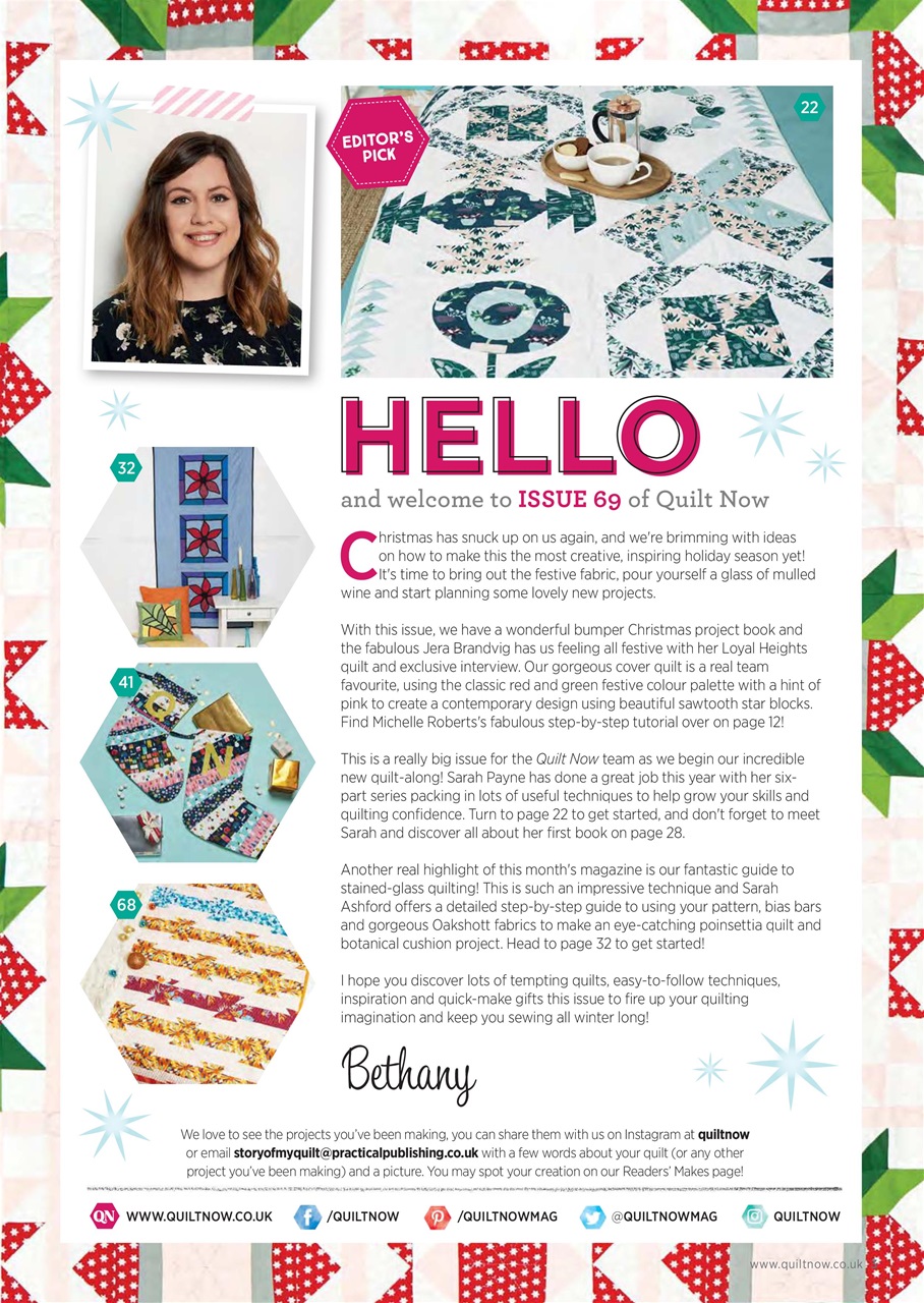 Quilt Now Preview Pages