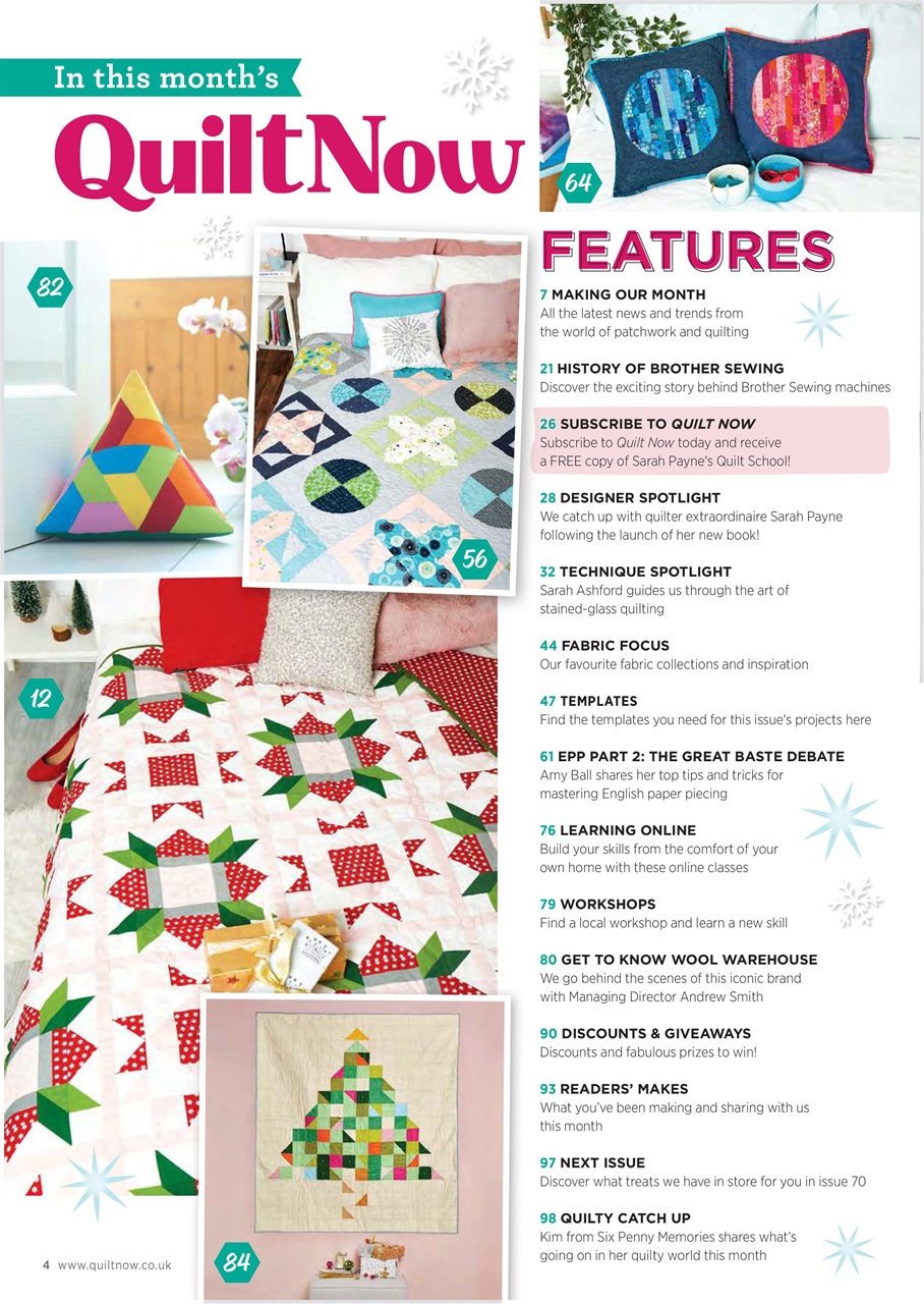 Quilt Now Preview Pages