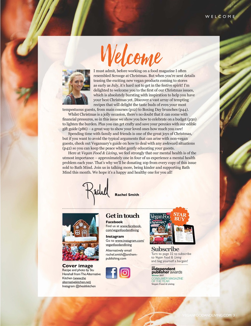 Vegan Food & Living Magazine Preview Pages