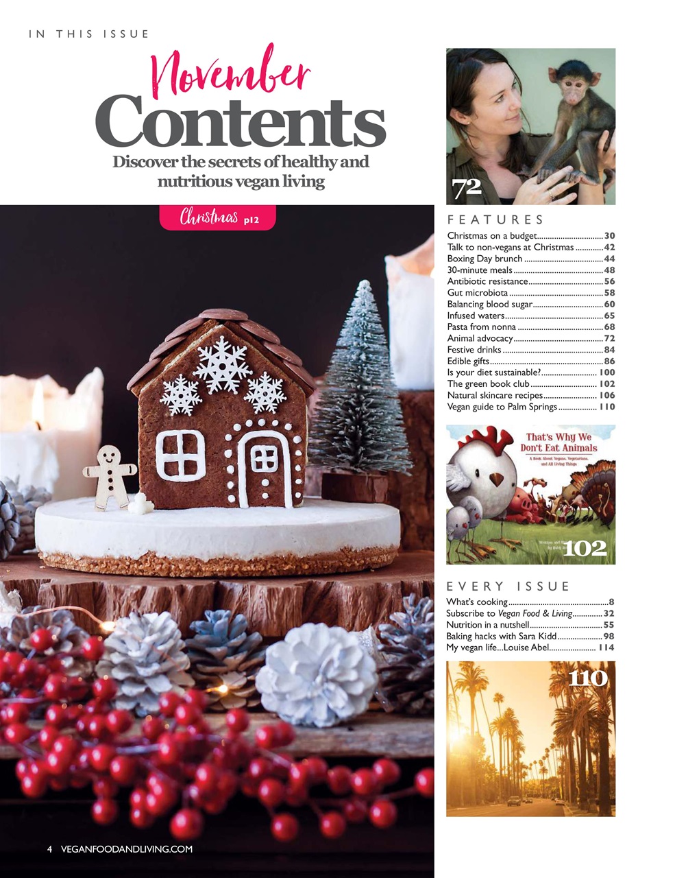 Vegan Food & Living Magazine Preview Pages