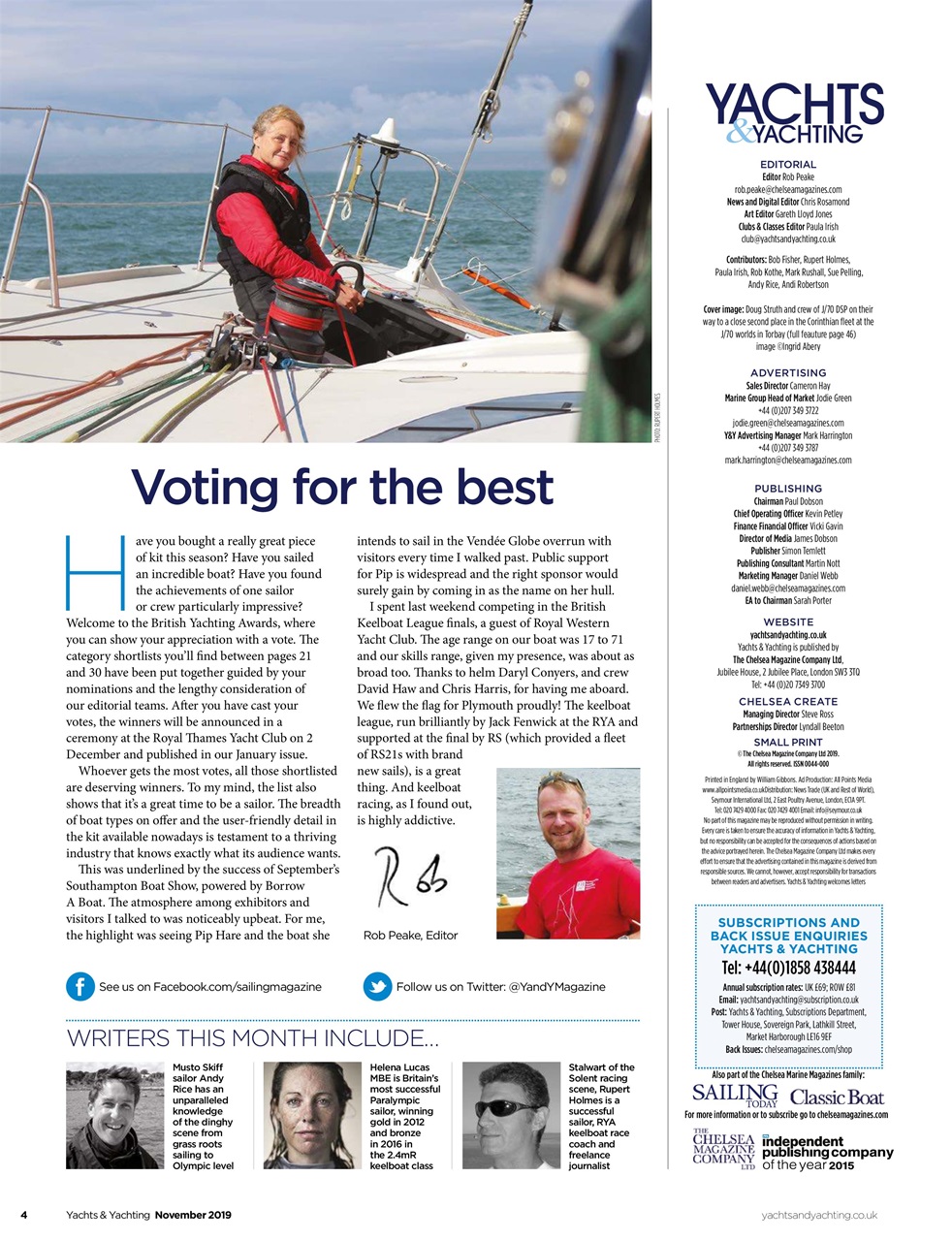 Yachts & Yachting Preview Pages