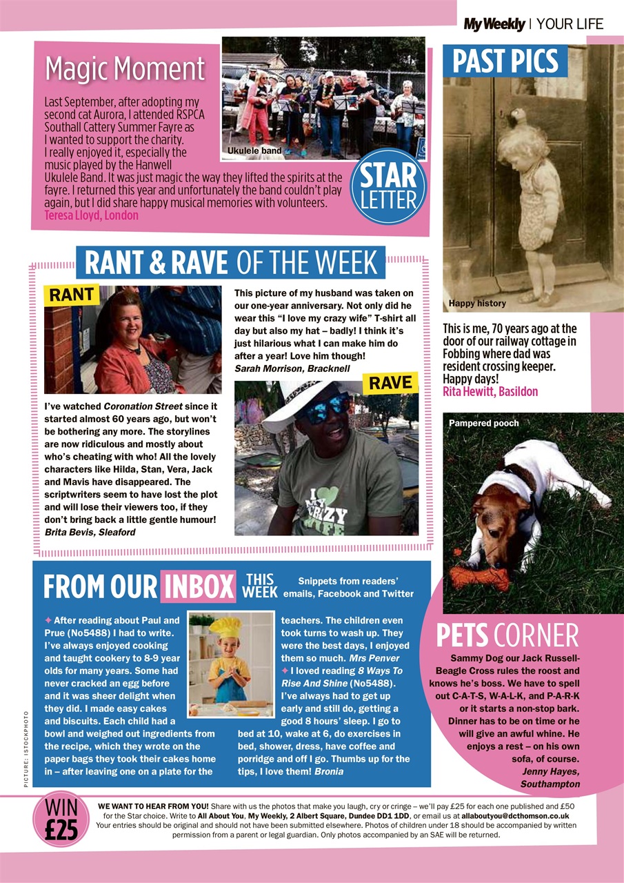 My Weekly Preview Pages