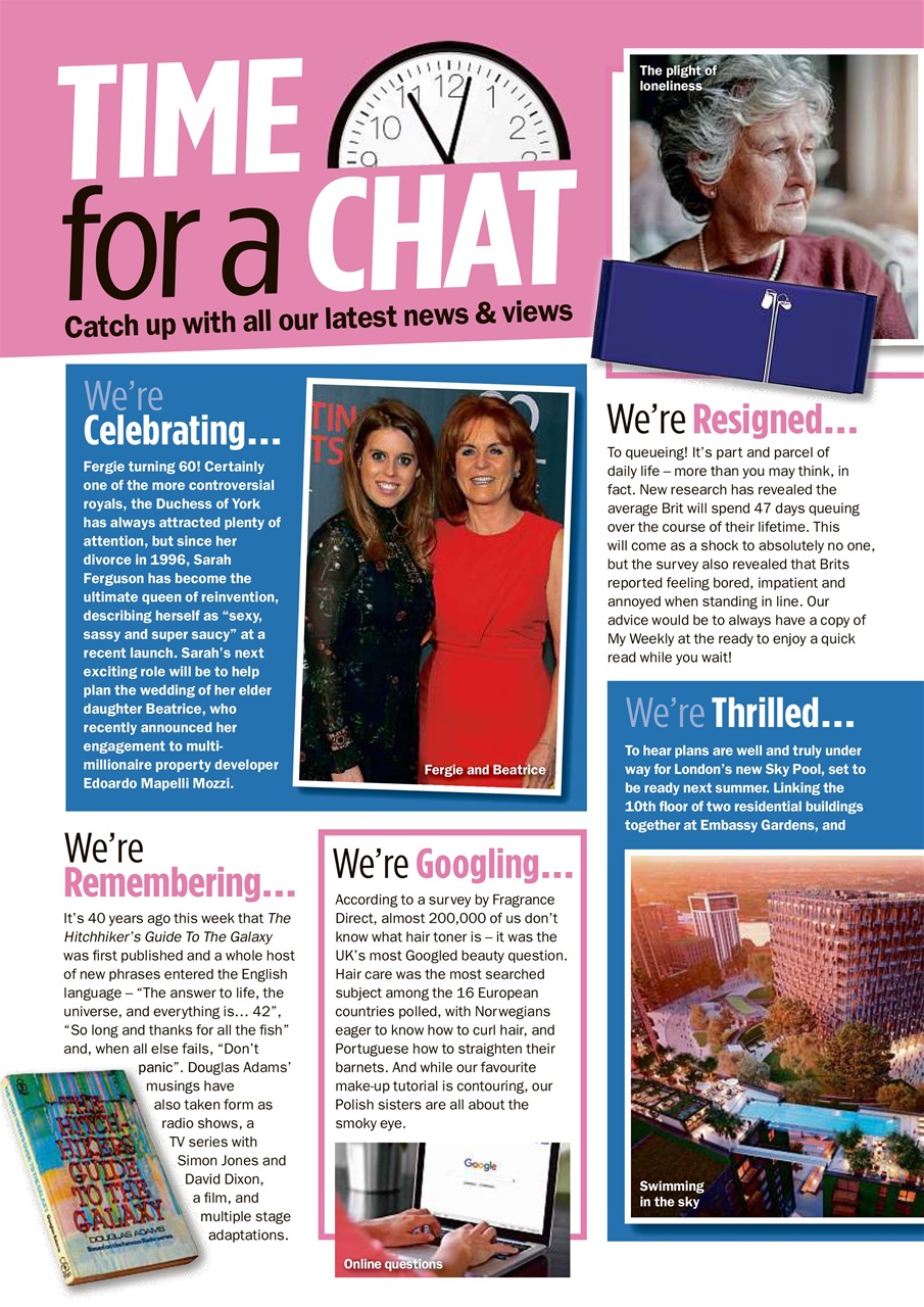 My Weekly Preview Pages