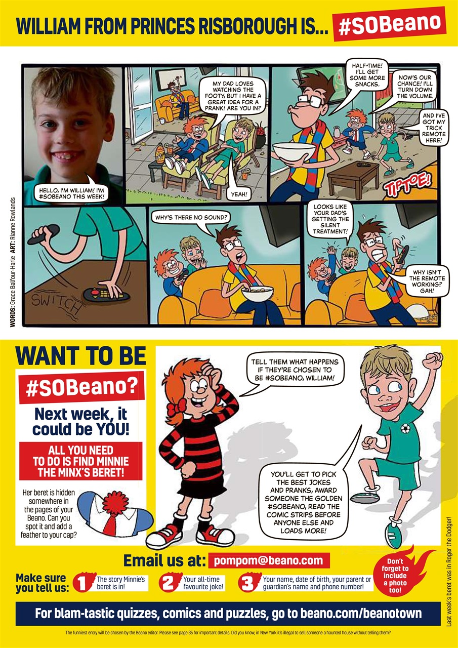 Beano Preview Pages