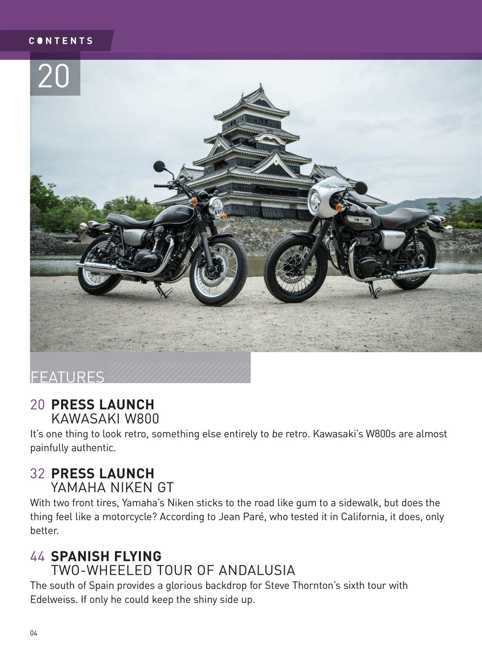 Cycle Canada Preview Pages