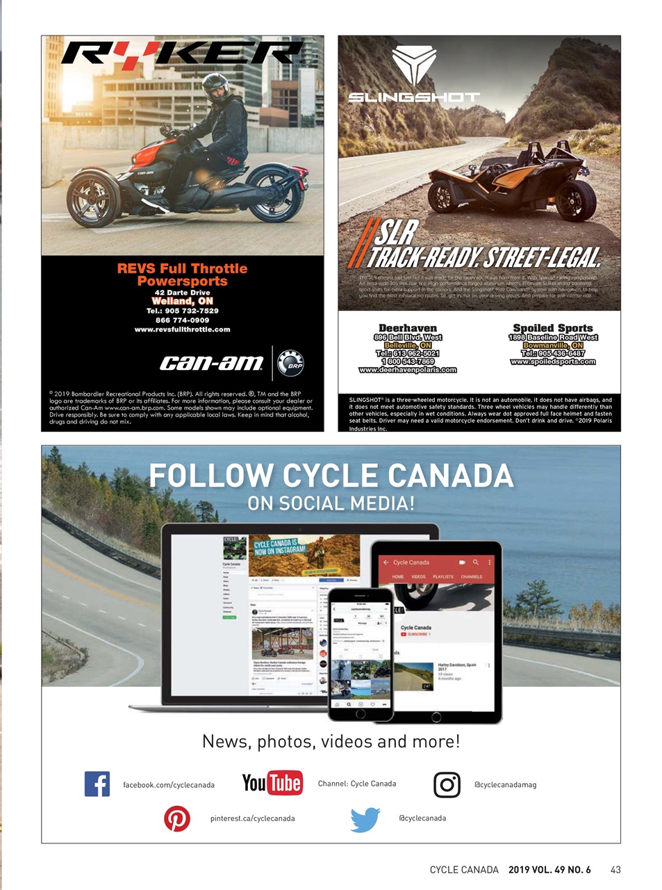 Cycle Canada Preview Pages
