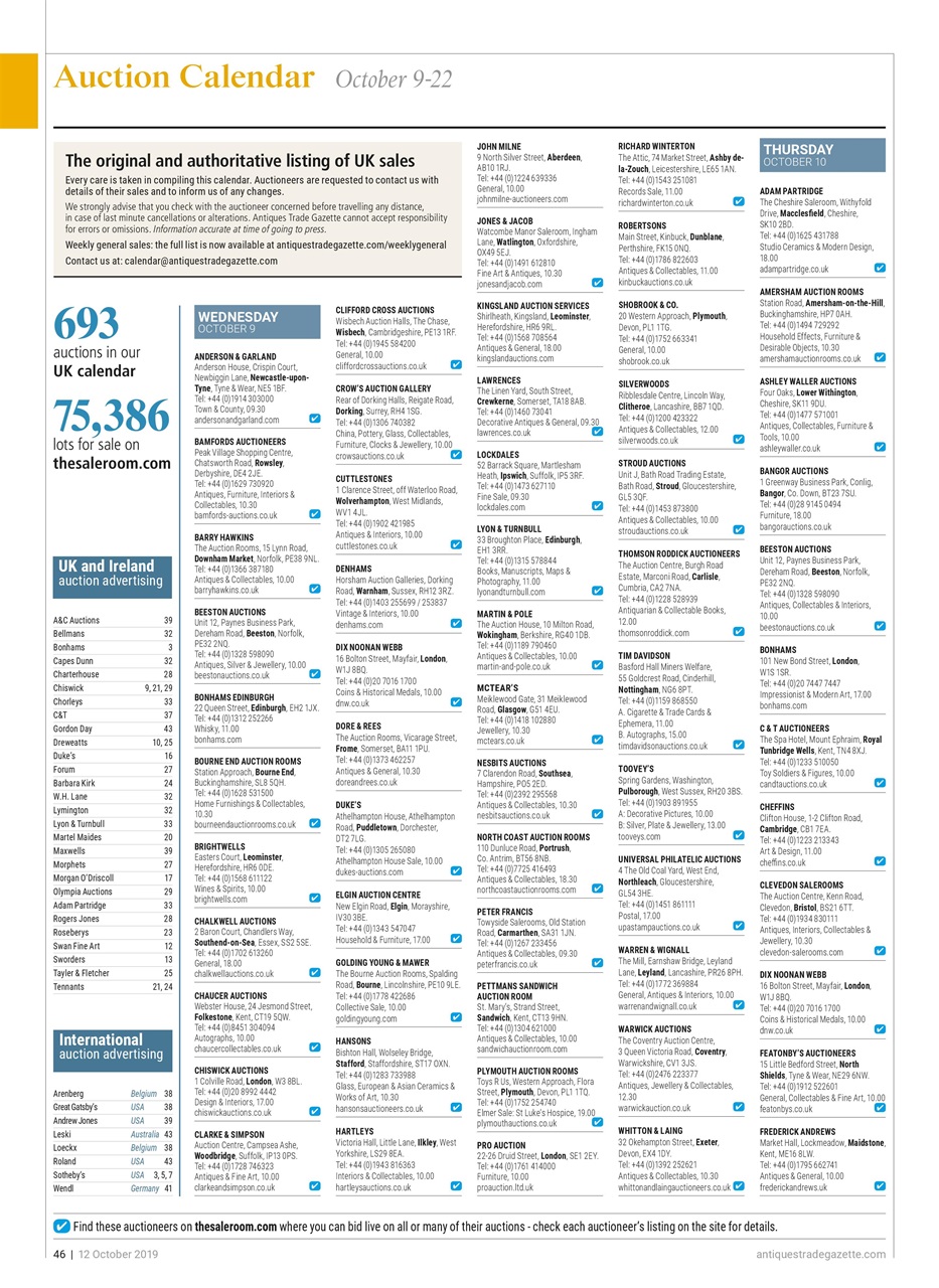 Antiques Trade Gazette Preview Pages