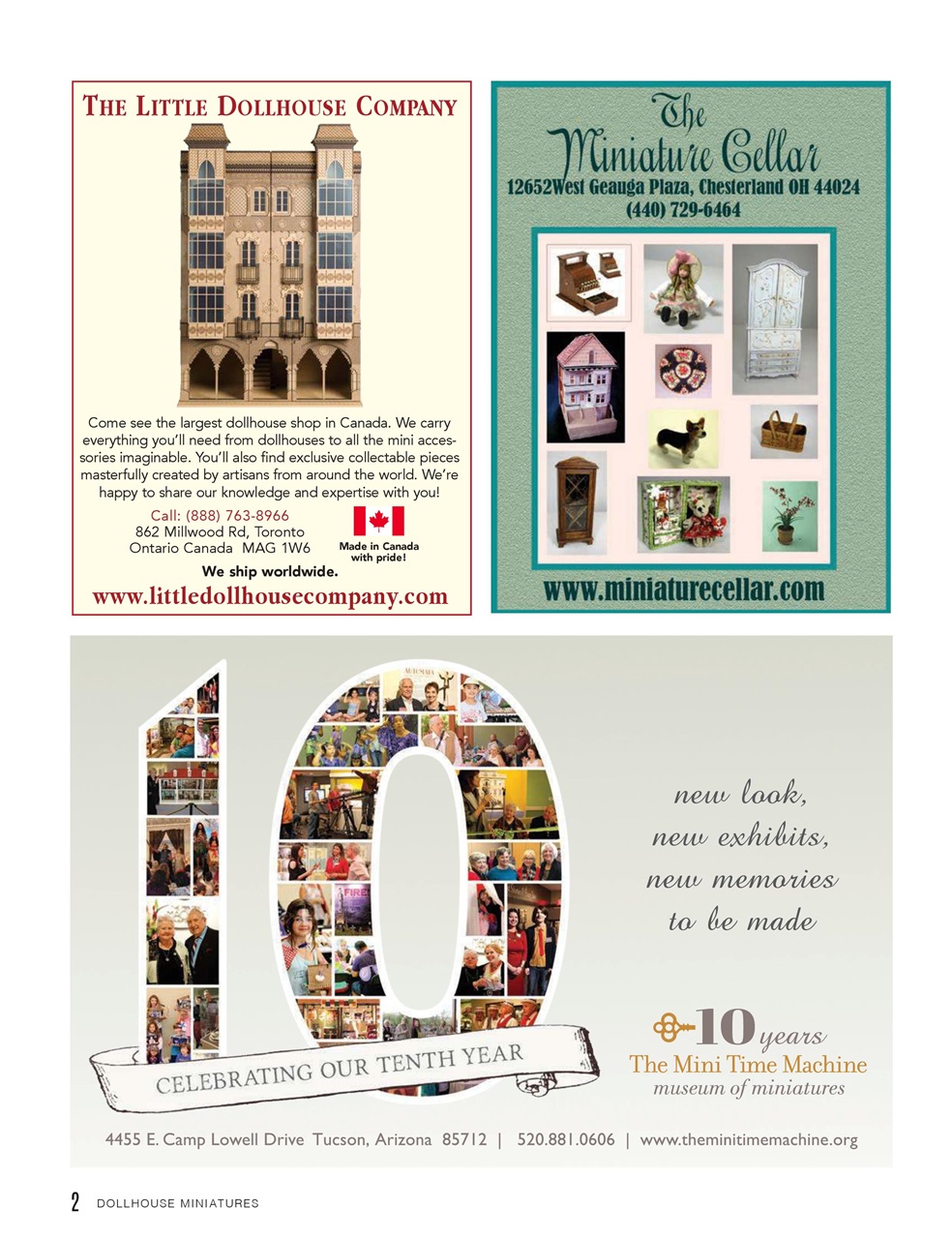 Dollhouse Miniatures Preview Pages