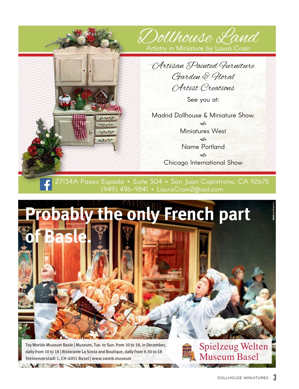 Dollhouse Miniatures Preview Pages