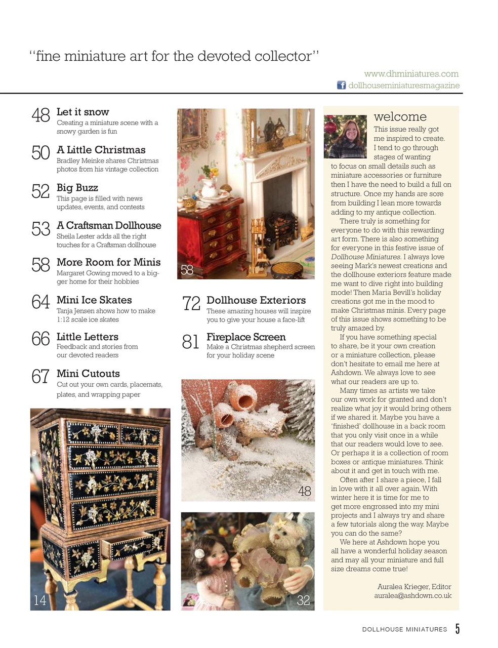 Dollhouse Miniatures Preview Pages
