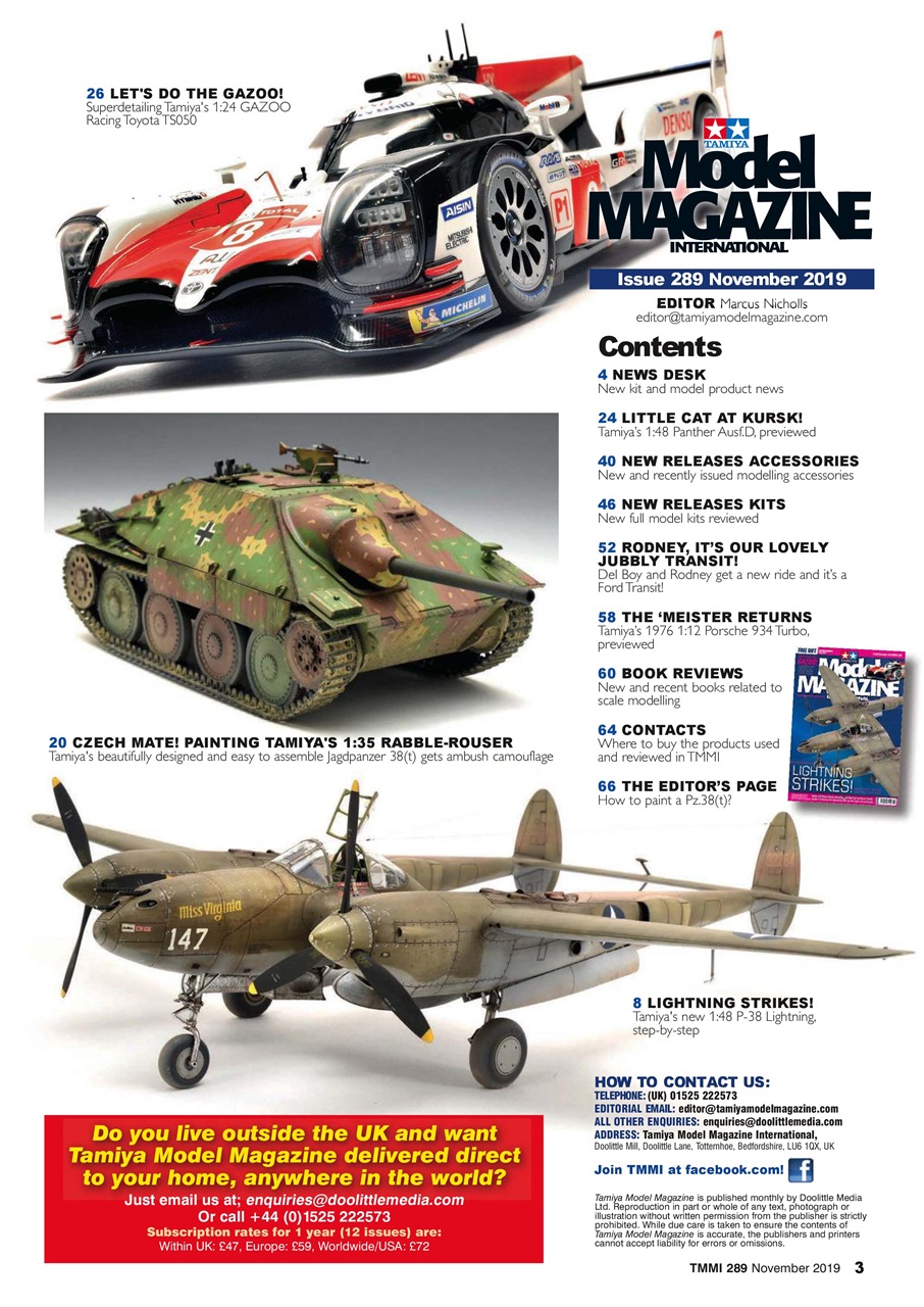Tamiya Model Magazine Preview Pages