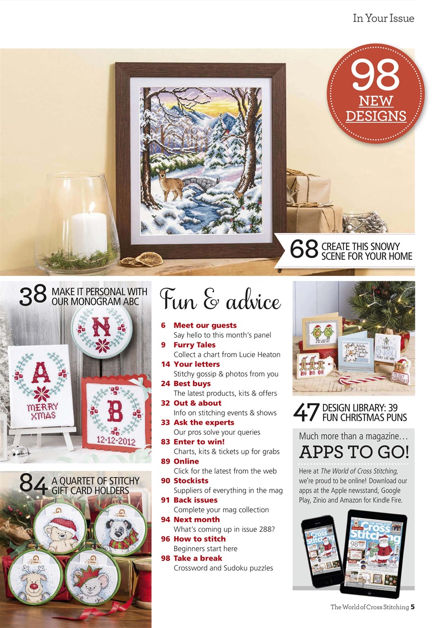 The World of Cross Stitching Preview Pages