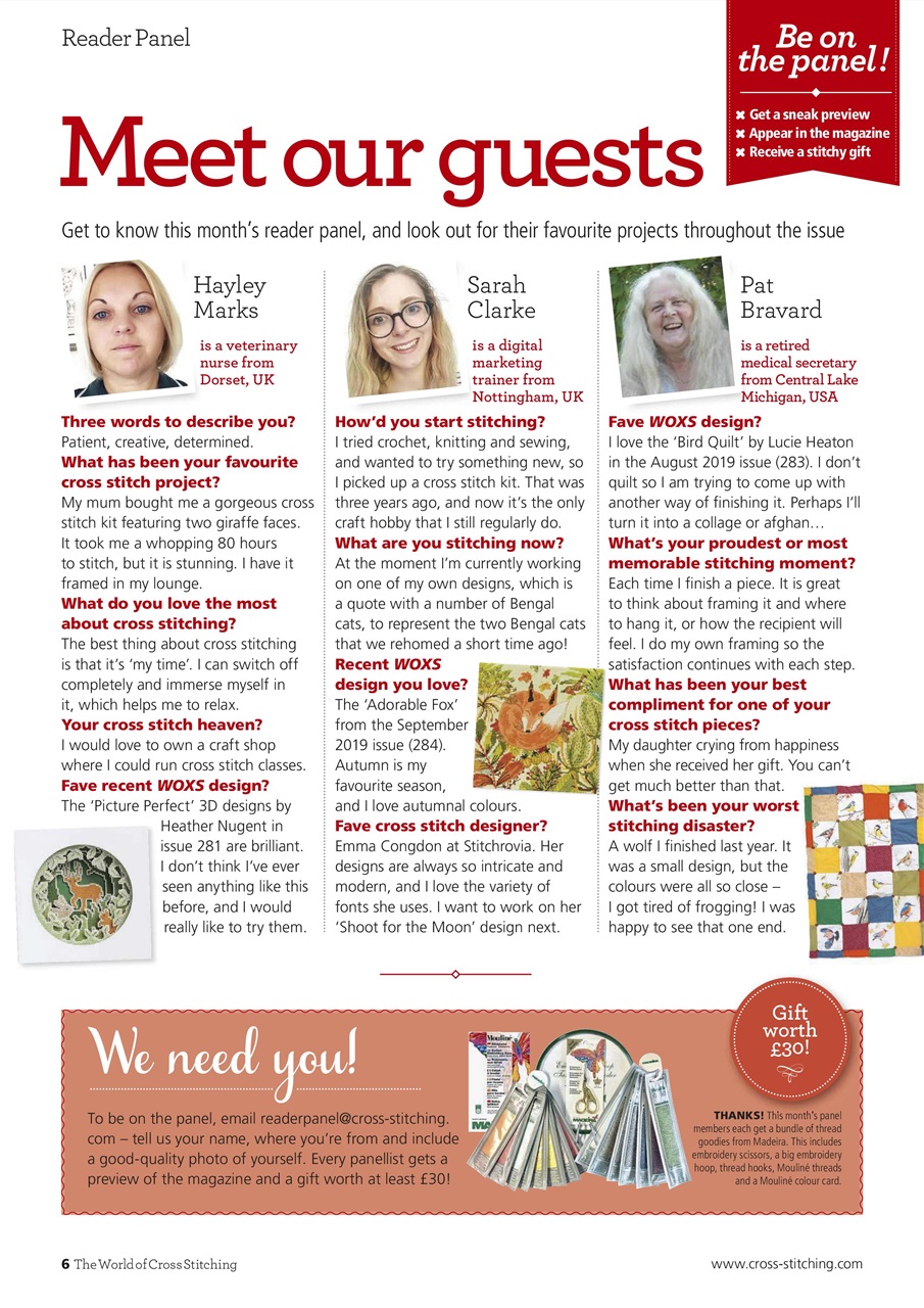 The World of Cross Stitching Preview Pages