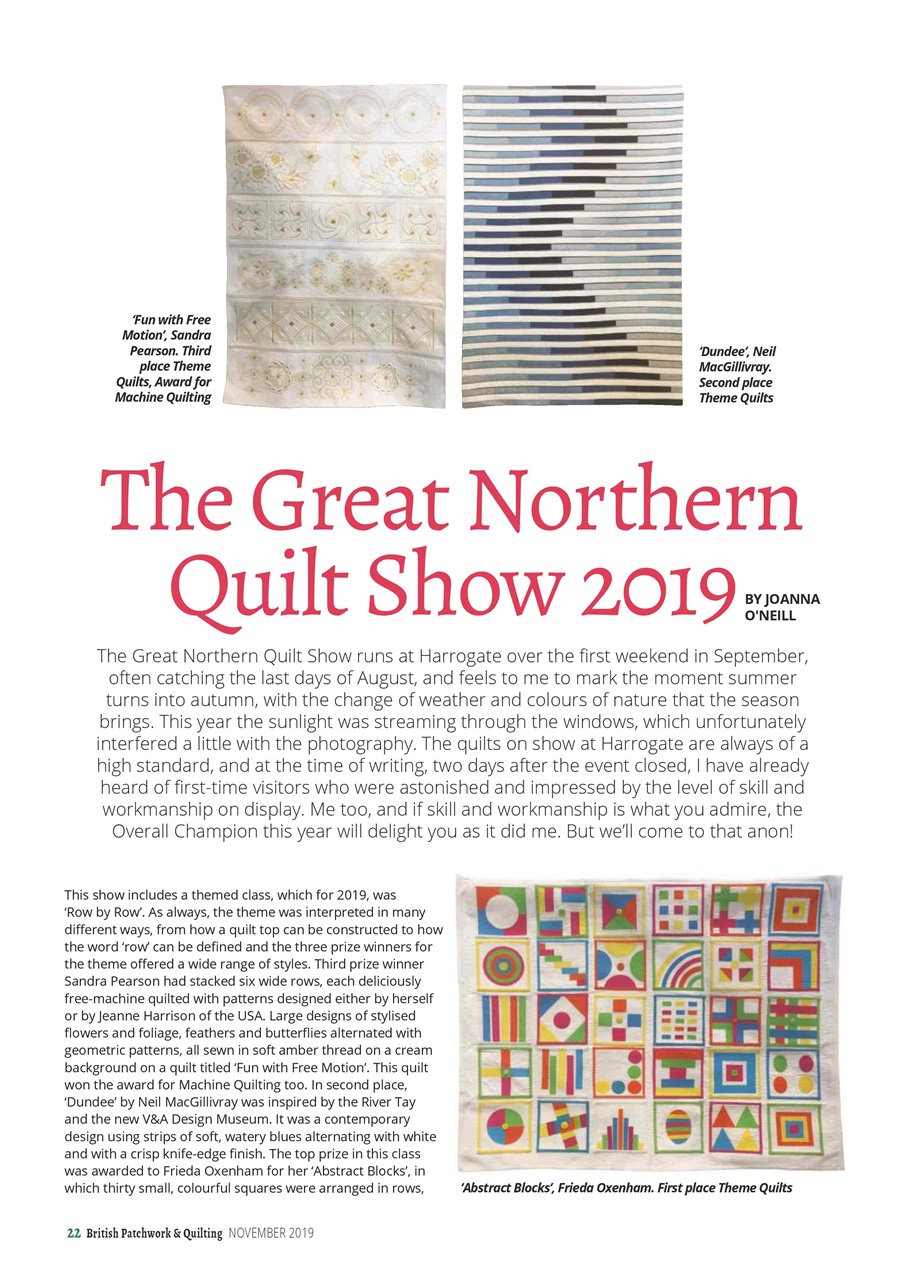 Patchwork and Quilting Preview Pages