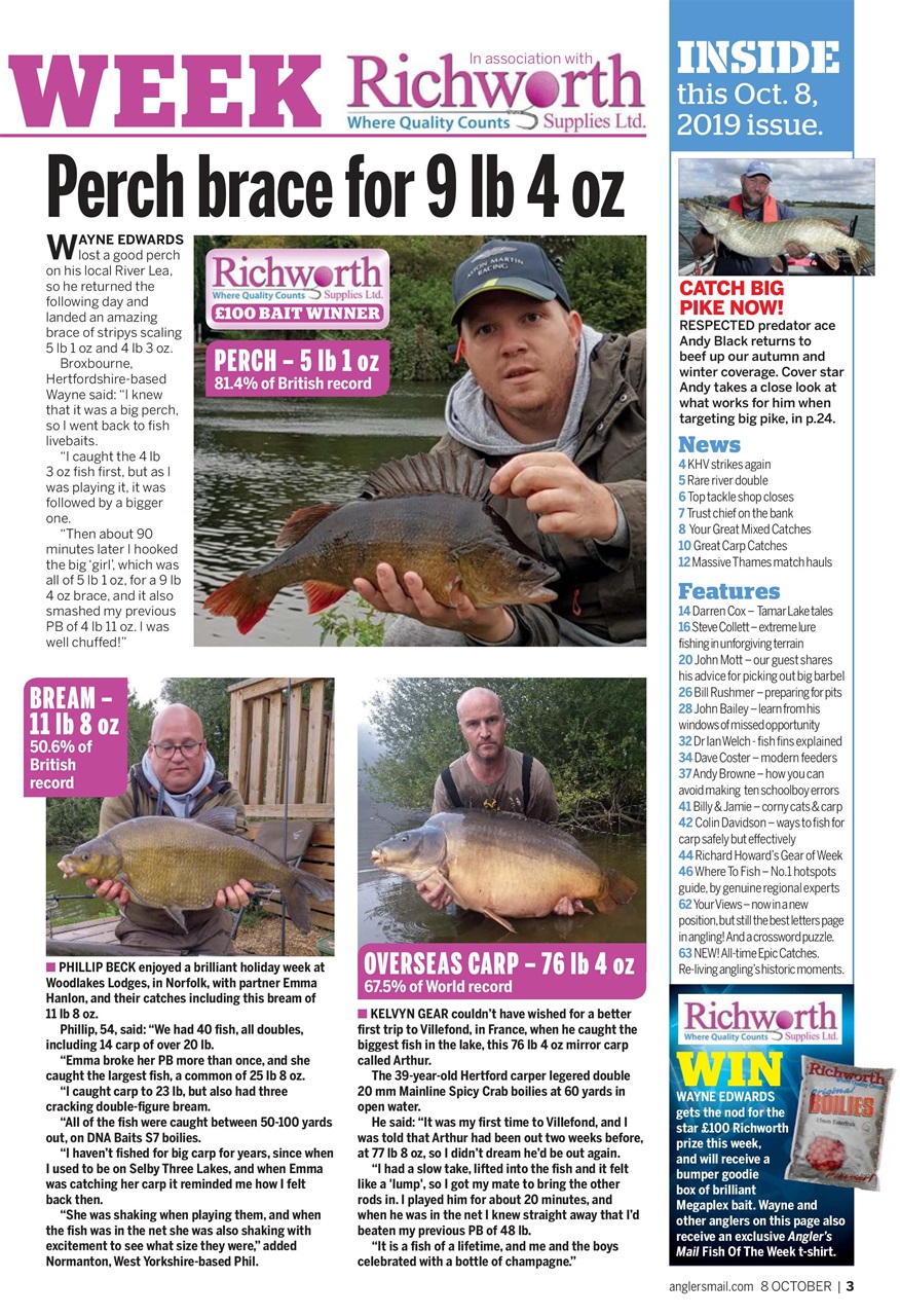 Anglers Mail Preview Pages