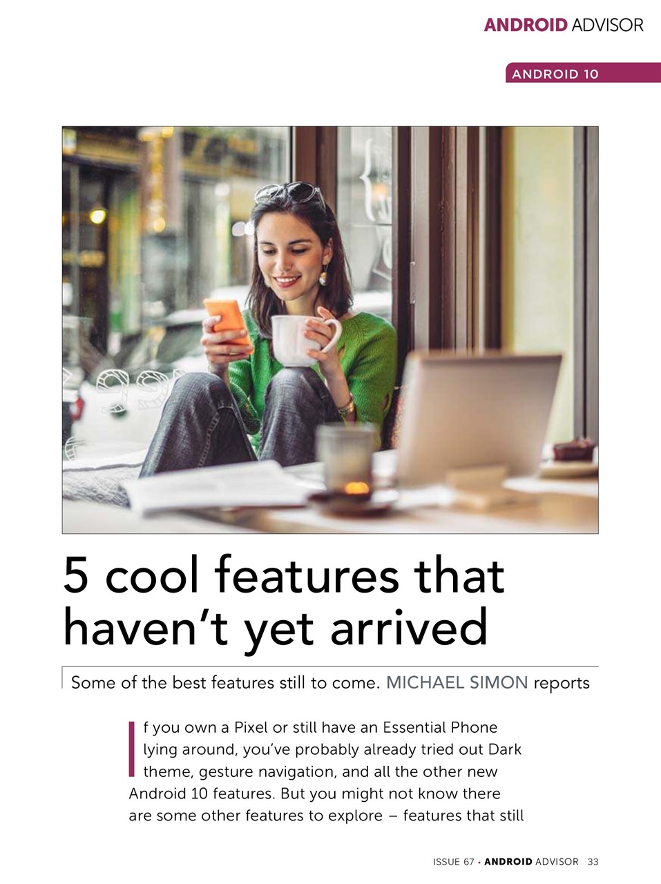 Android Advisor Preview Pages