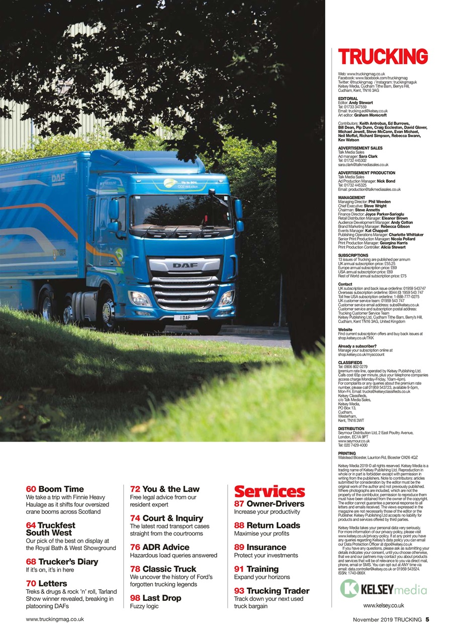 Trucking Magazine Preview Pages