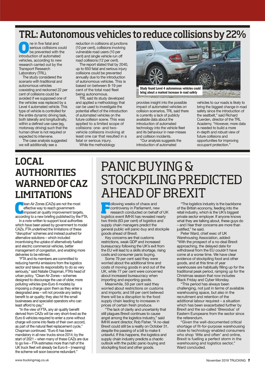 Trucking Magazine Preview Pages