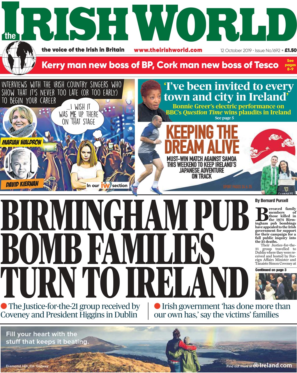 Irish World Preview Pages