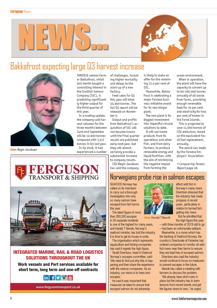Fish Farmer Magazine Preview Pages