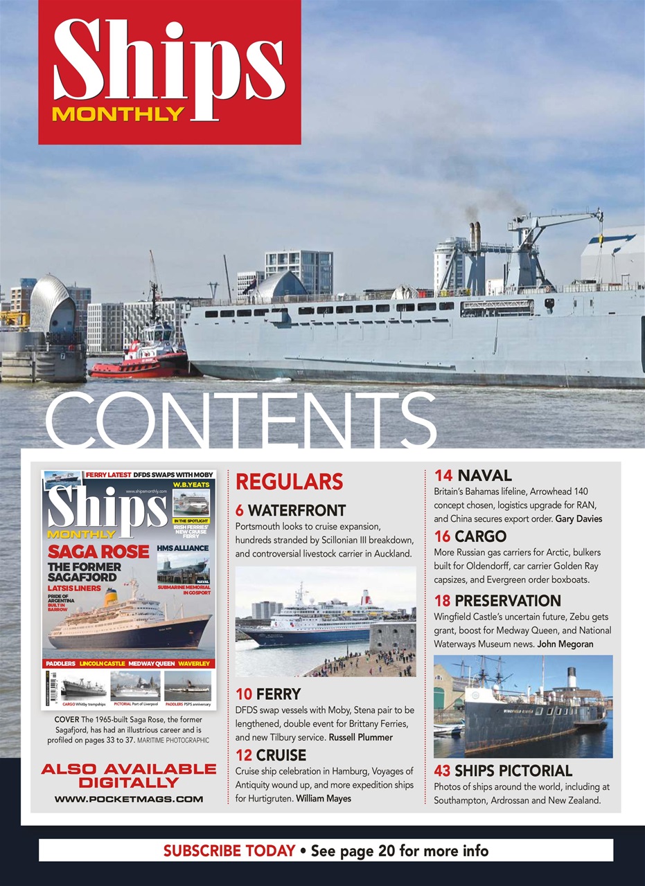 Ships Monthly Preview Pages