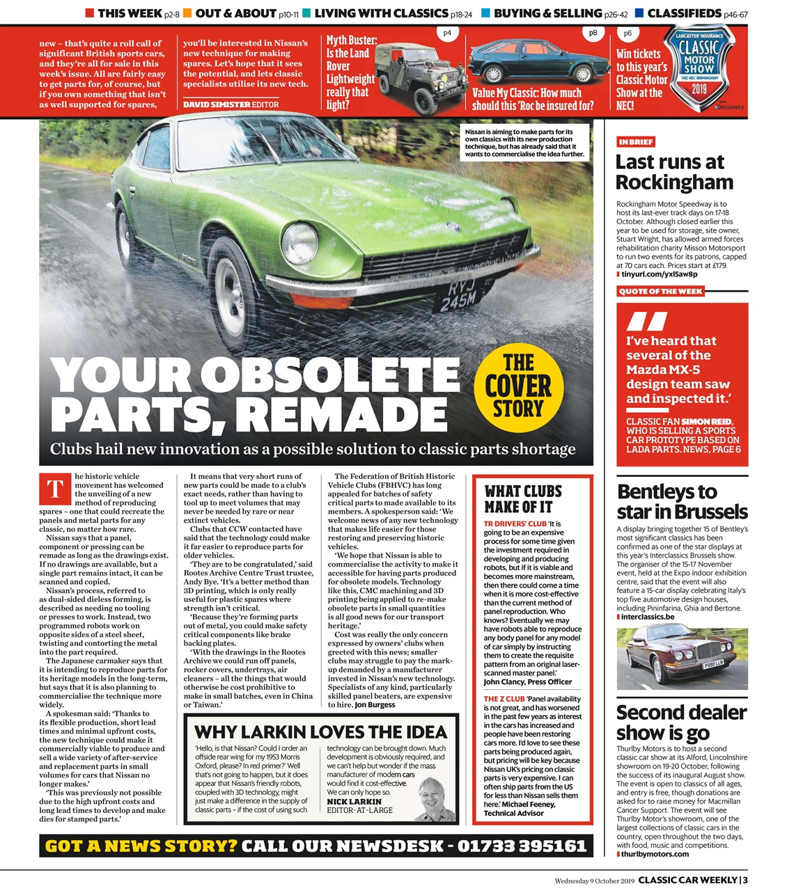 Classic Car Weekly Preview Pages