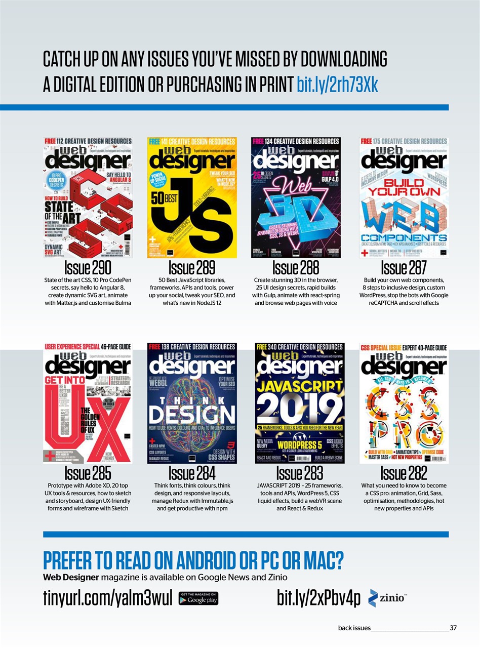 Web Designer Preview Pages