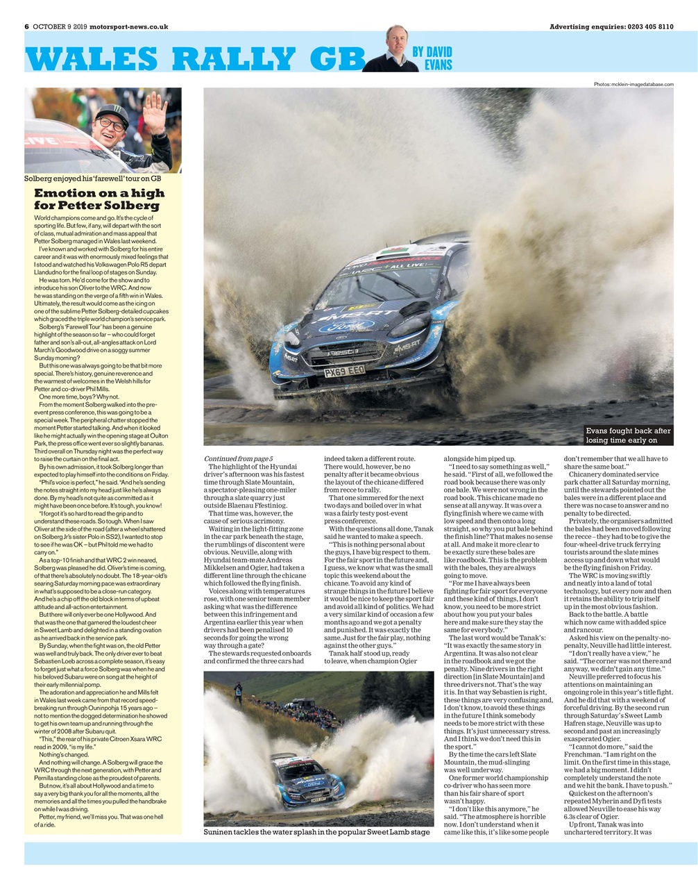 Motorsport News Preview Pages