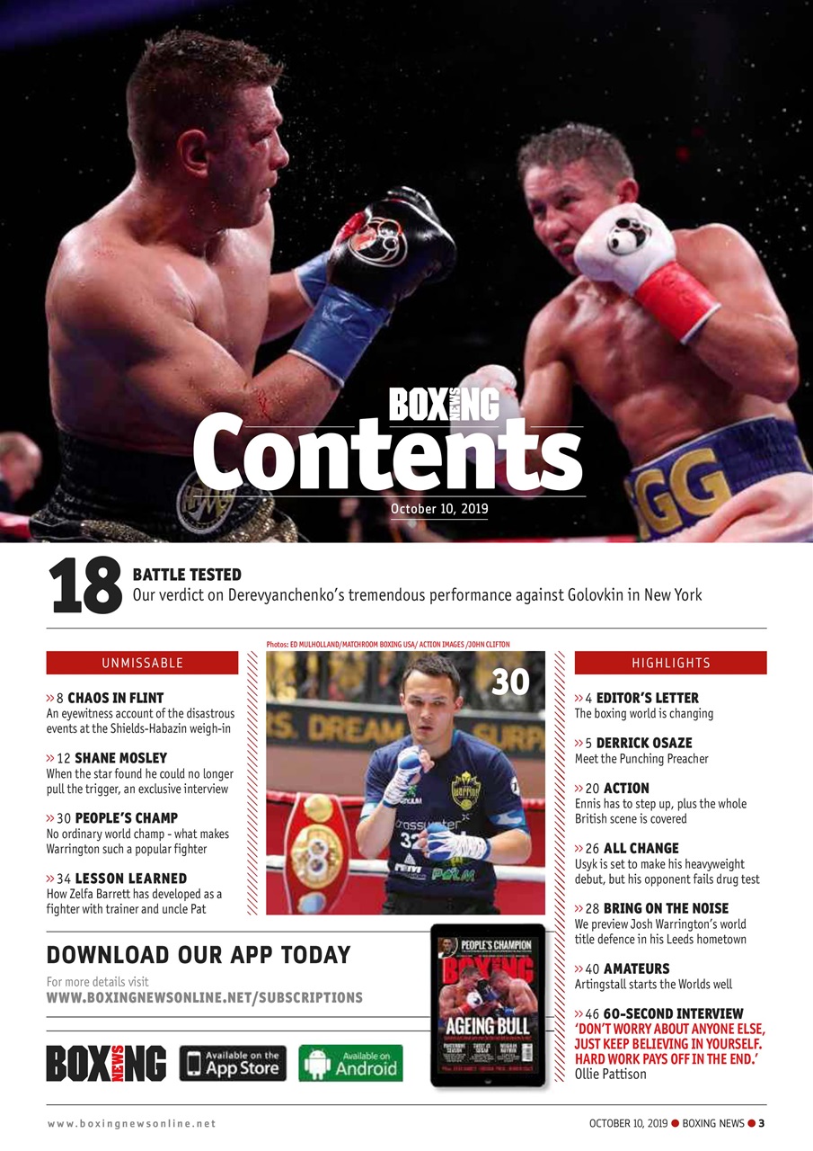 Boxing News Preview Pages