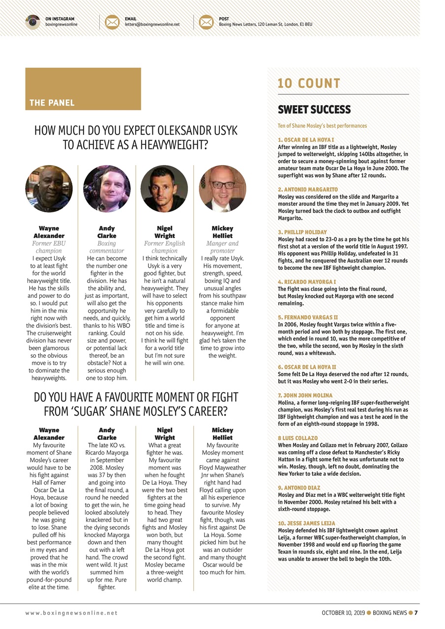 Boxing News Preview Pages