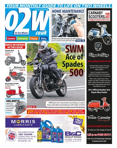 On Two Wheels - November 2019 issue On Two Wheels - November 2019