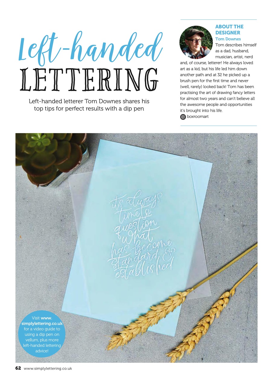 Simply Lettering Preview Pages