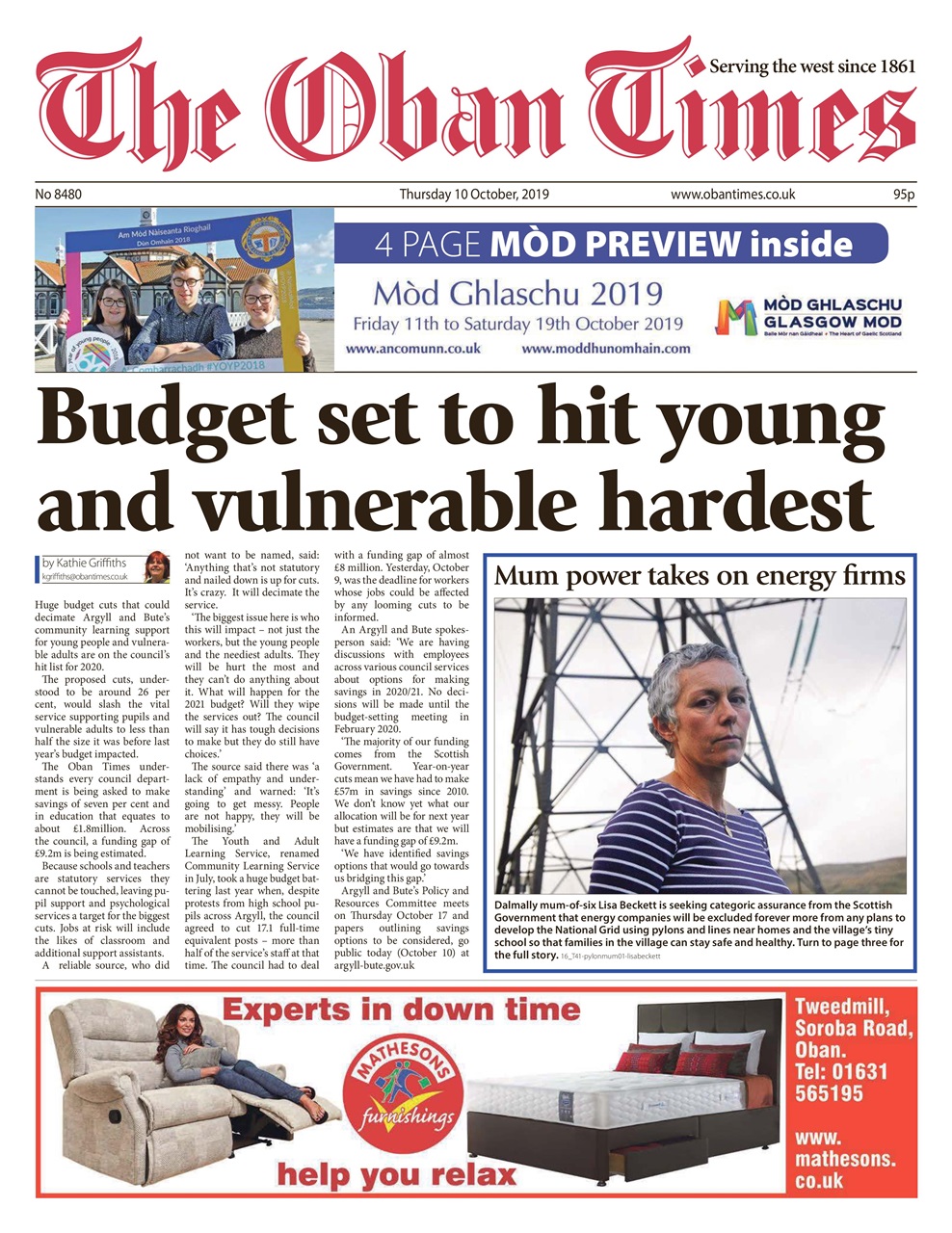 The Oban Times & Lochaber Times Preview Pages