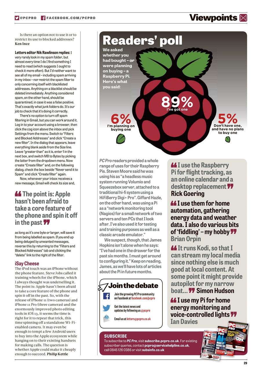 PC Pro Preview Pages