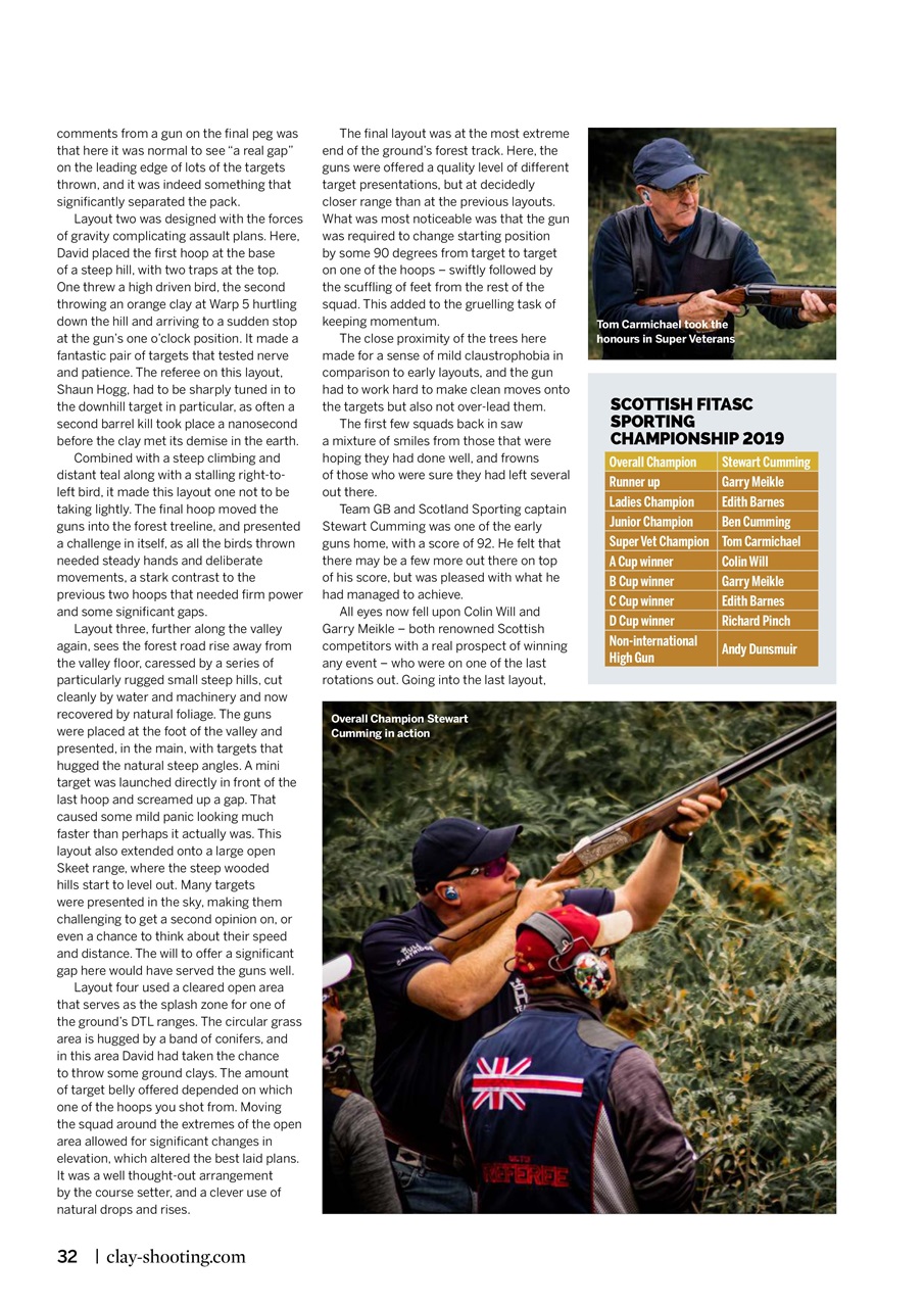 Clay Shooting Preview Pages