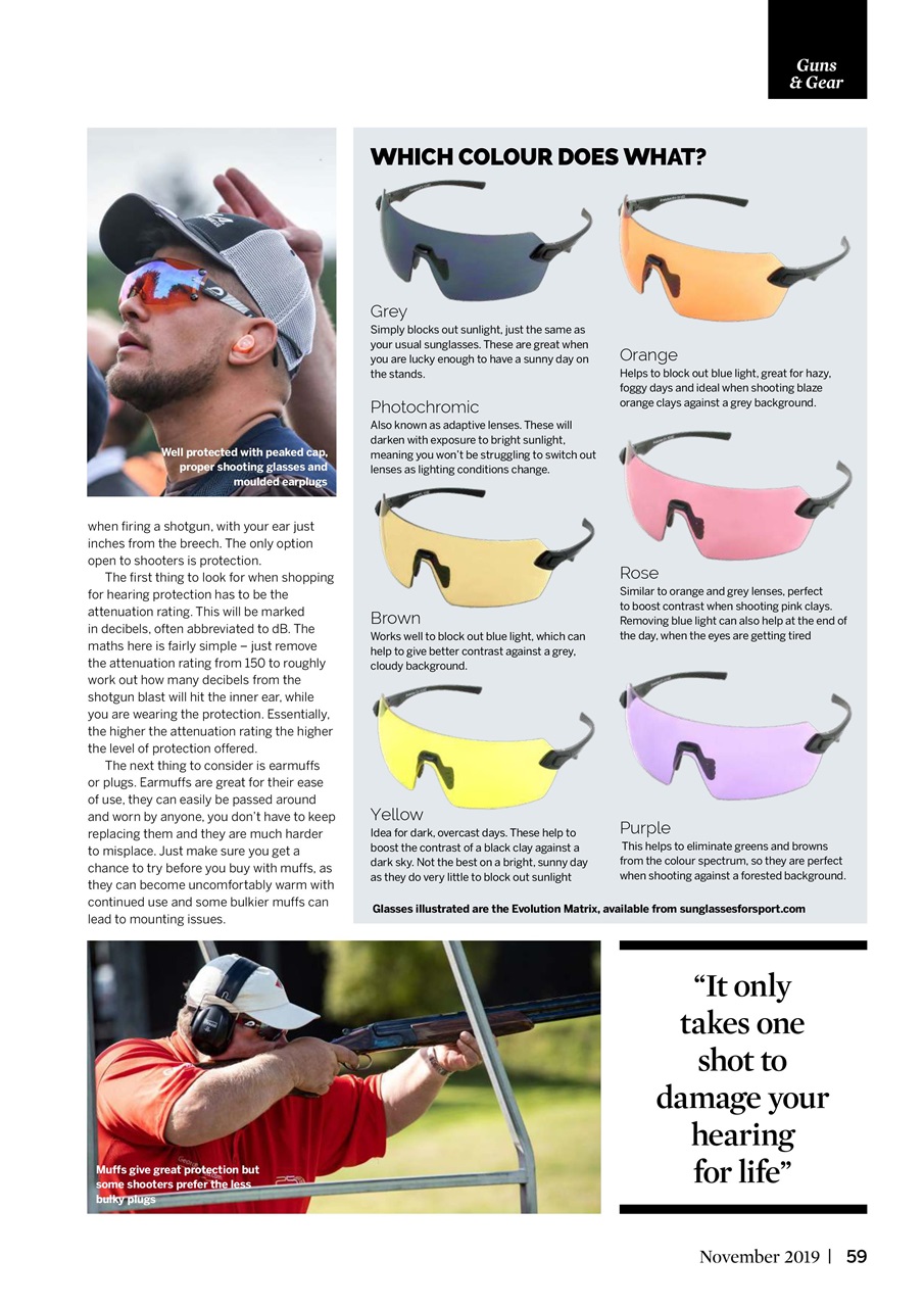 Clay Shooting Preview Pages