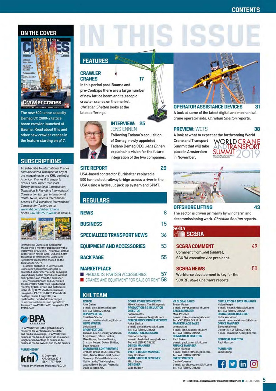 Int. Cranes and Specialized Transp Preview Pages