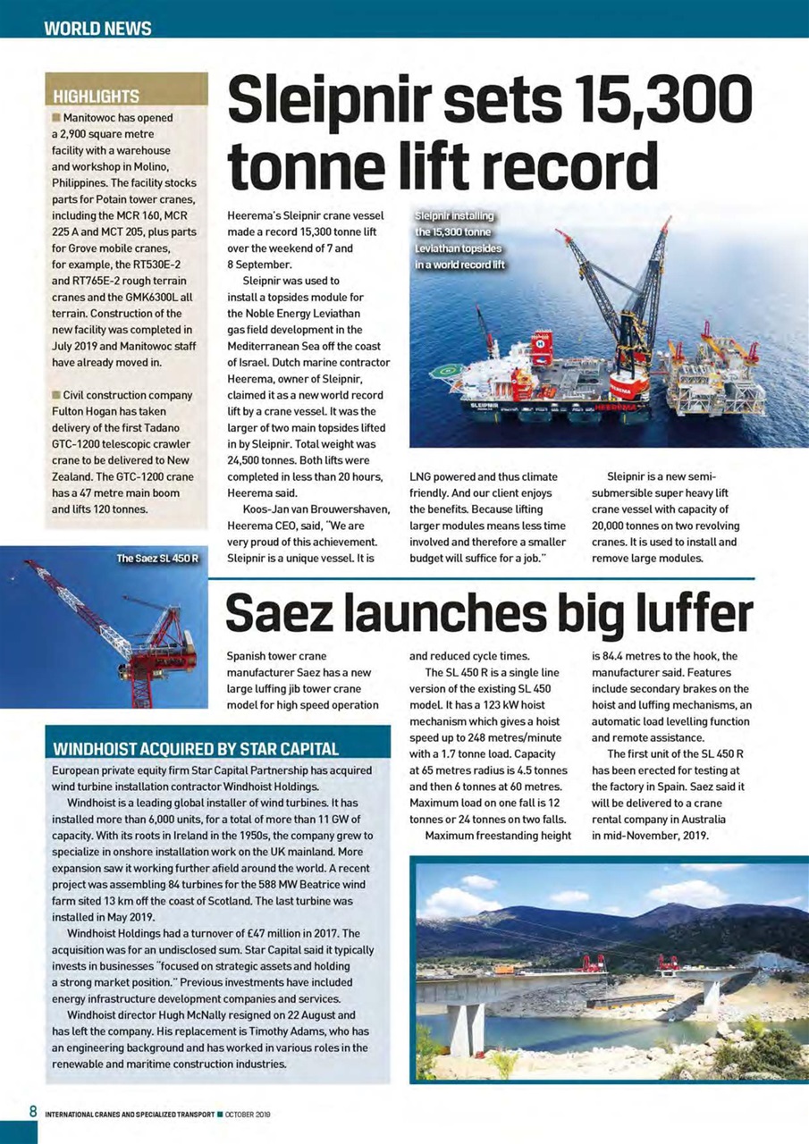 Int. Cranes and Specialized Transp Preview Pages