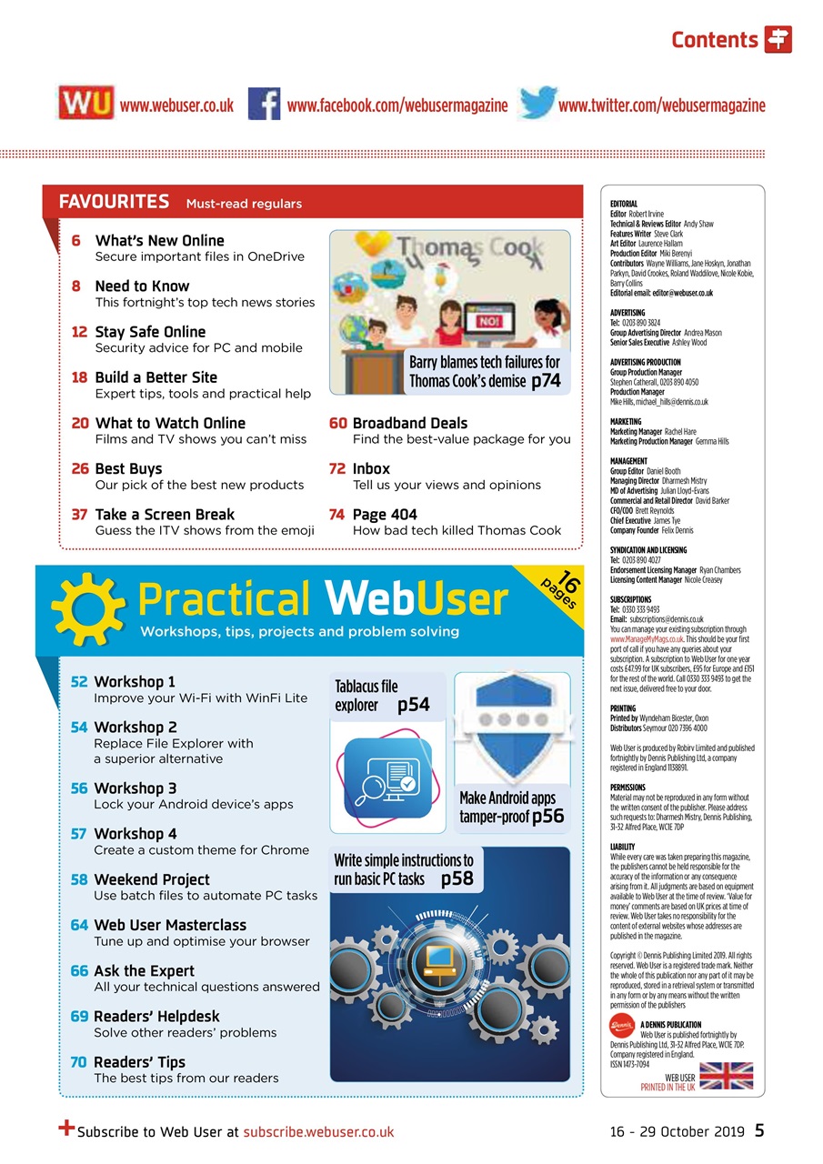 Webuser Preview Pages