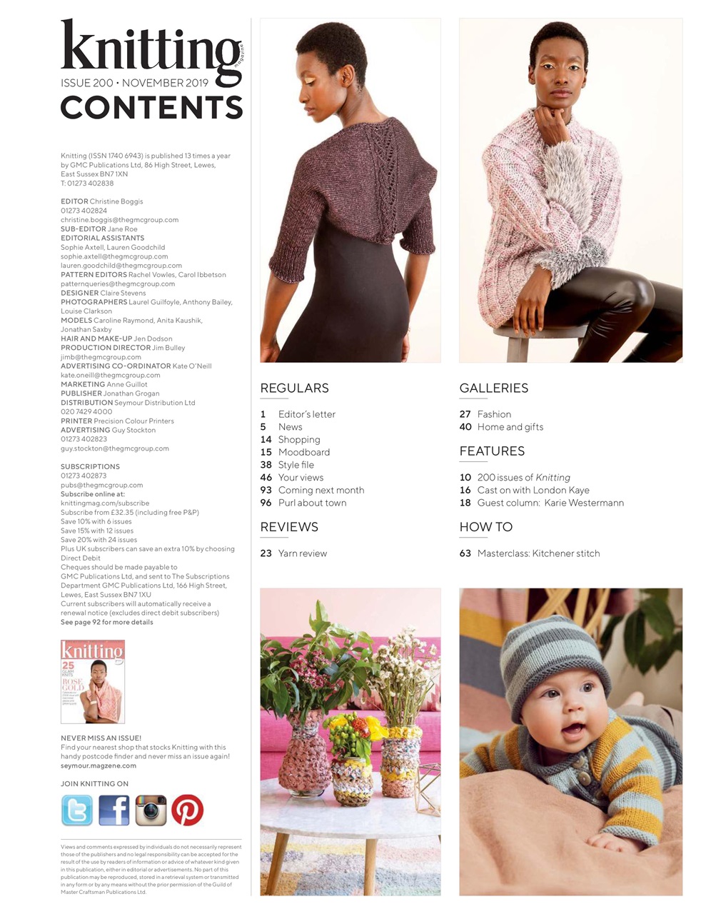 Knitting Preview Pages